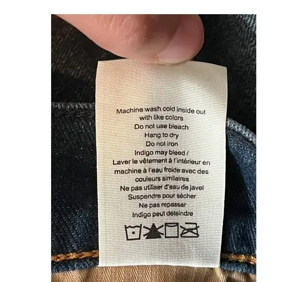 Rag & Bone jeans skinny Fit 1 denim blue size 30x32 - Picture 6 of 6